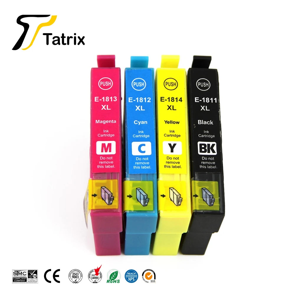 Tatrix epson 1811XL Germany Warehouse Spot Compatible Ink Cartridge for epson  XP-30/102/202/302/405 XP-225/322