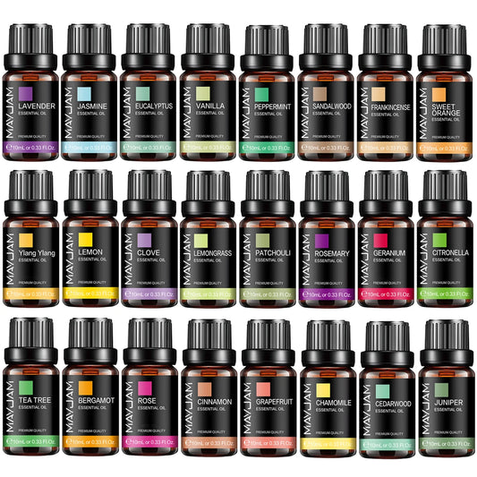 MAYJAM 10ML aceite esencial lavanda jazmín eucalipto vainilla sándalo bergamota romero citrella canela aceite aromático