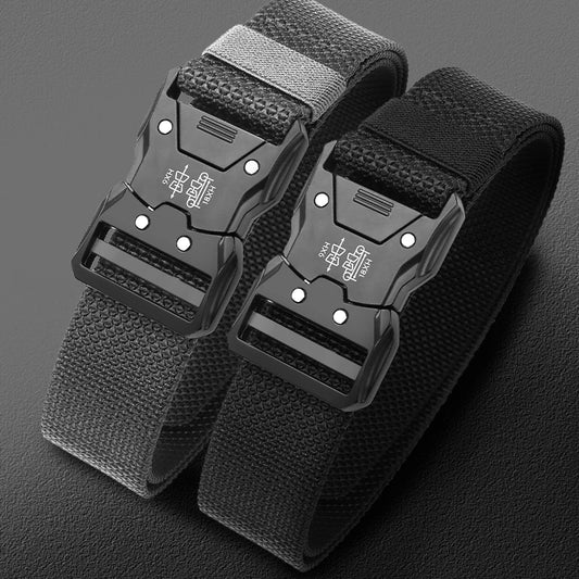 Cinturón táctico: hebilla automática duradera, perfecto para aventuras al aire libre, accesorios unisex para hombres y…