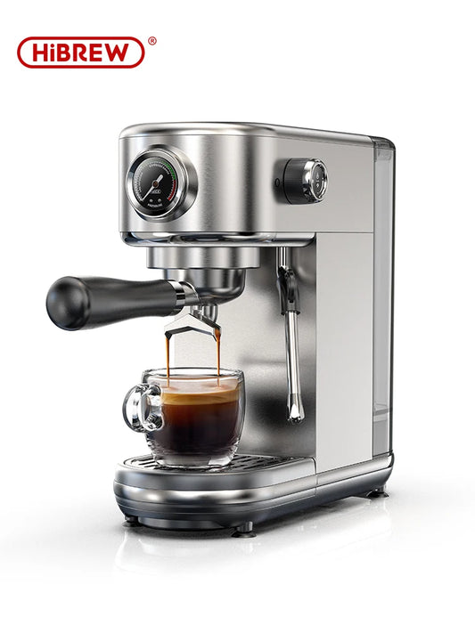HiBREW-cafetera Espresso semiautomática de 20bar, máquina de café Superfina con temperatura ajustable en frío/caliente,…
