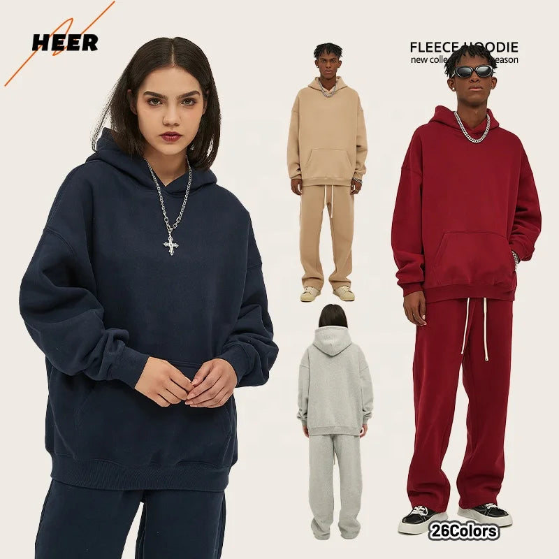 Hot Selling Unisex High Quality Oversized Hoodies Heavy Cotton Heavy Weight Custom Hoodies for Men
