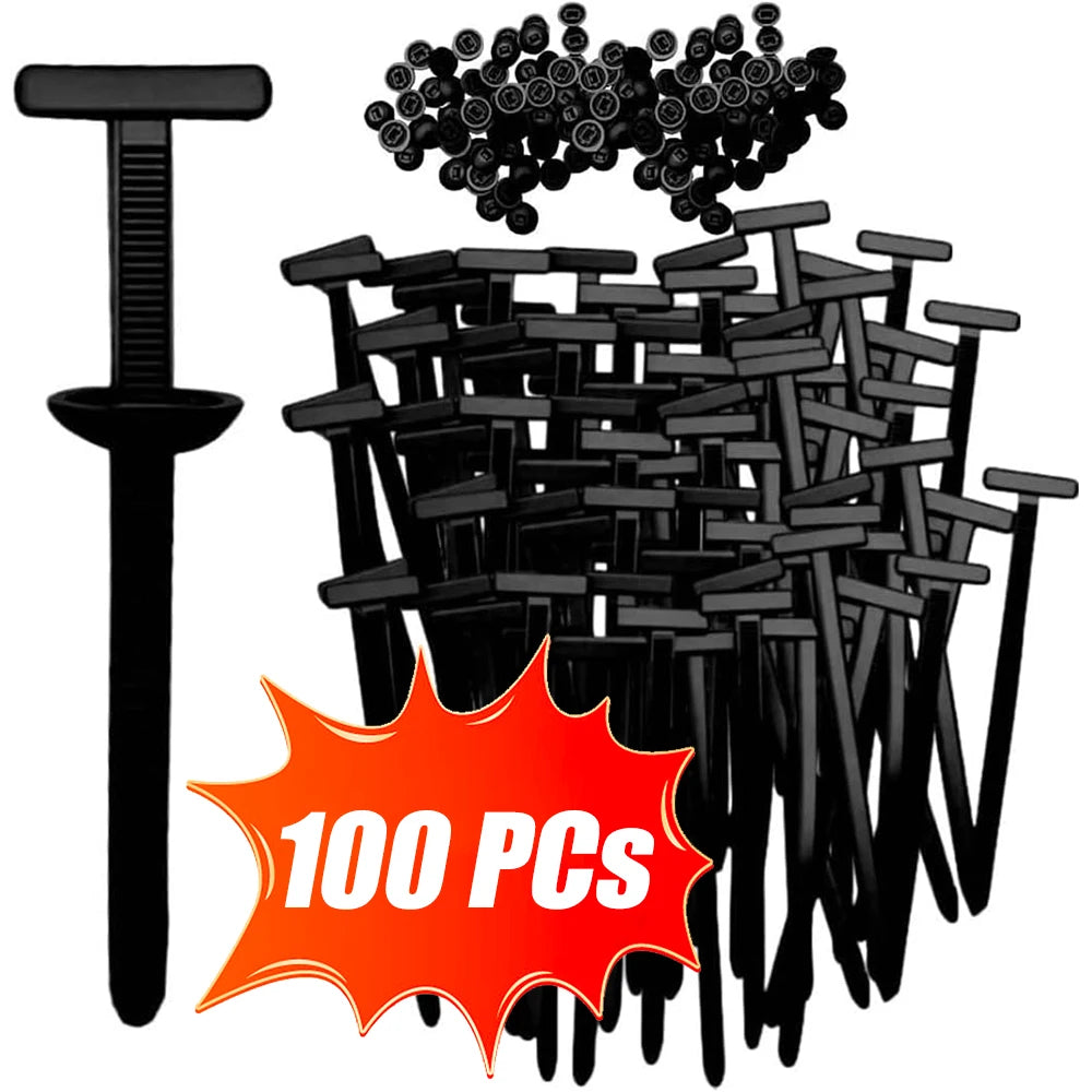 Hebillas universales para bridas de nailon para coche, soporte de bridas con cremallera autoblocante de alta resistenci…