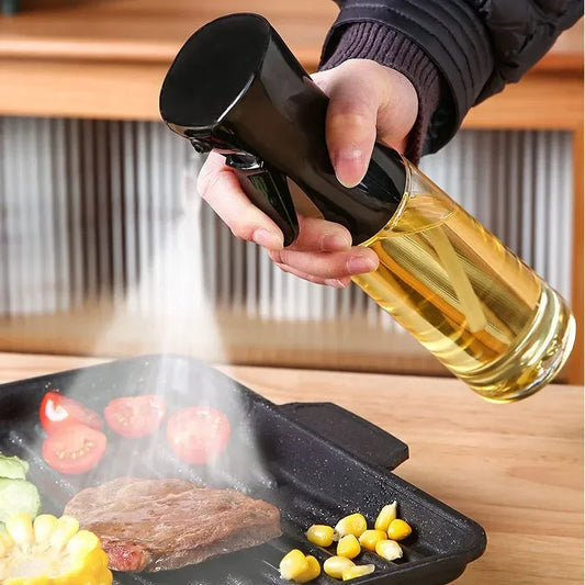 Botella pulverizadora de aceite de plástico para el hogar, botella pulverizadora de aceite o cepillo de aceite, nebuliz…