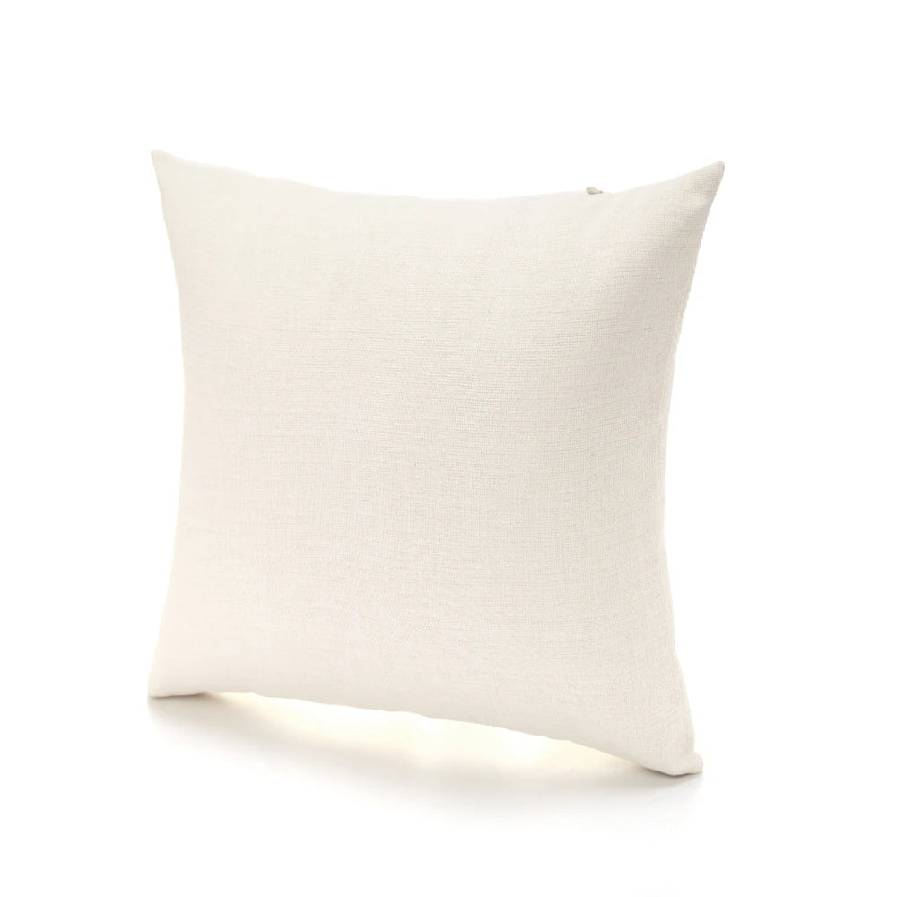 China Factory Wholesale Linen Square Plain Hotel Eco-Friendly Soft Zipper Sublimation Pillow Cover for Living Room Home Decor