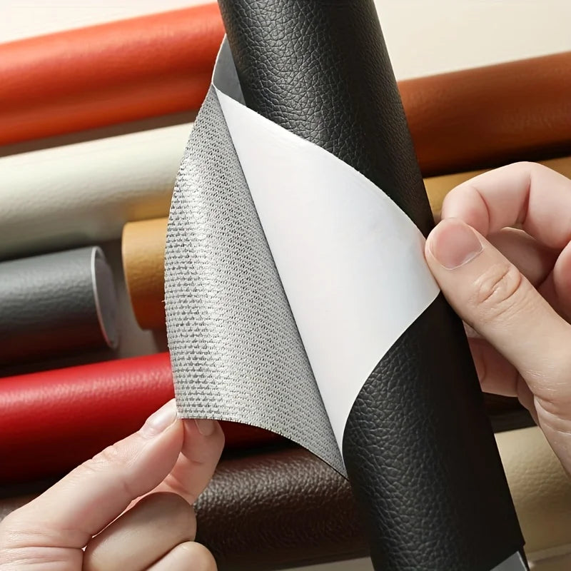 Parche autoadhesivo para reparación de cuero, cinta autoadhesiva para casa, arreglo DIY para sofá, Moto, bolsa para asi…