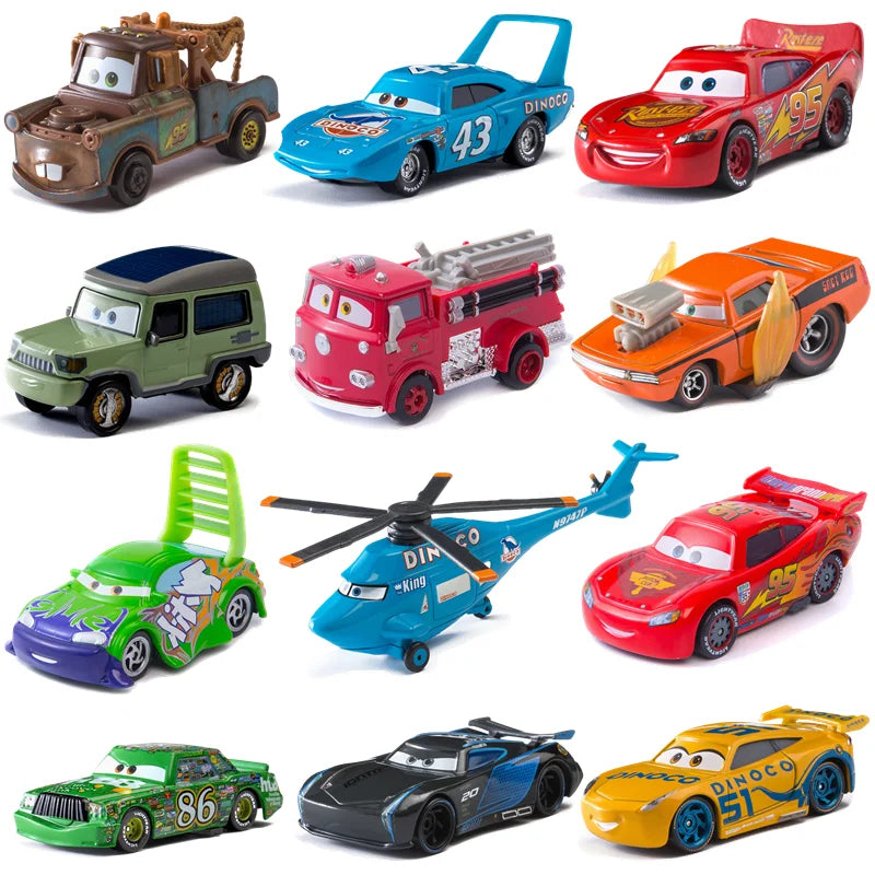 Coches McQueen de Pixar, Cars 3, Lightning McQueen, Juguetes, Mater, Colección de Modelos 1:55, Vehículos de Metal Fund…