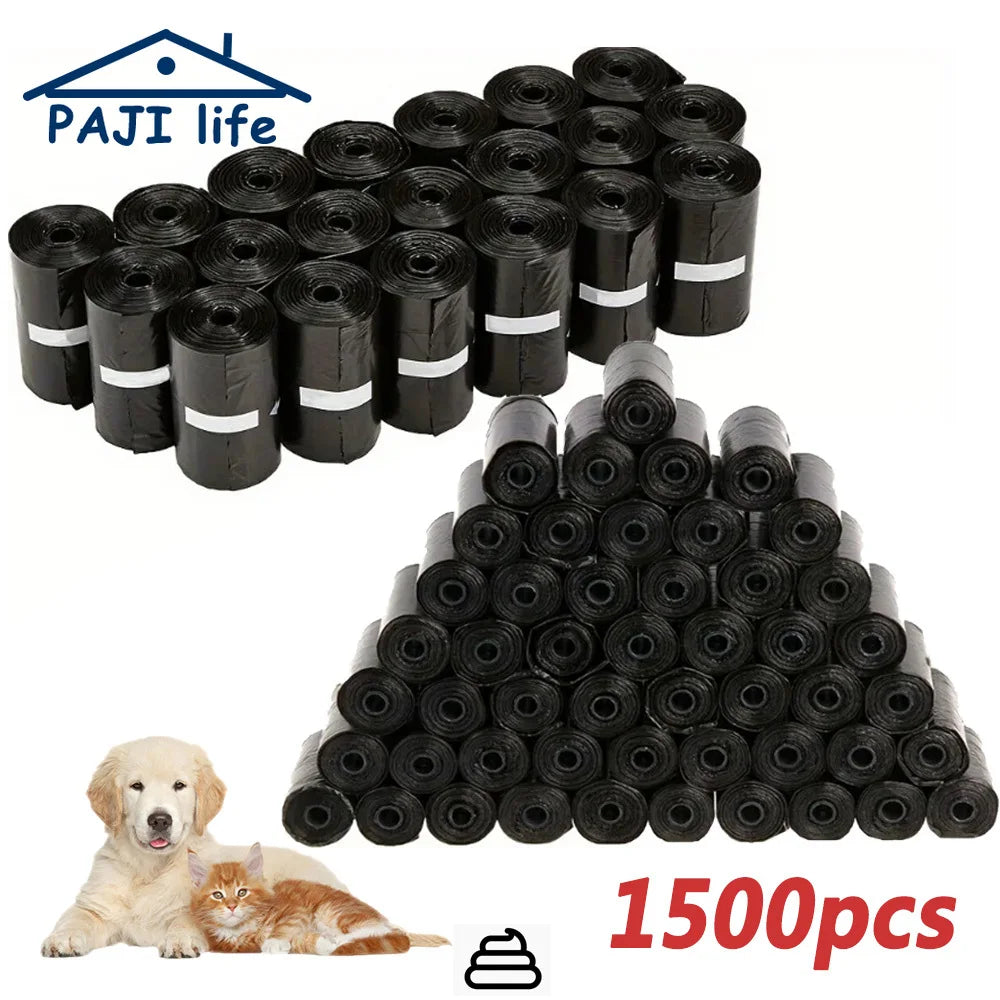Bolsas para excrementos de perros, bolsas portátiles para residuos de mascotas, bolsas de basura duraderas y a prueba d…