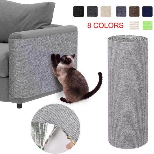 Alfombra autoadhesiva para rascar gatos, alfombra recortable para gatos, alfombra para rascar gatos, pared de esquina,…