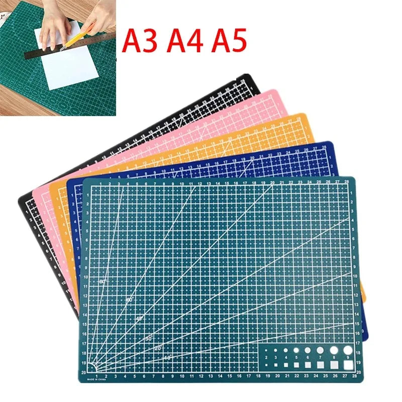 Tapete de corte de PVC A3 A4 A5, banco de trabajo, almohadilla de corte de retales, Manual de costura, cuchillo DIY, ta…