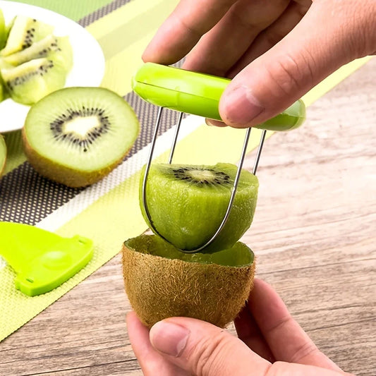 Abridor de frutas de kiwi, embalaje independiente grueso, cuchara de kiwi, herramienta de pelado de kiwi, artefacto par…