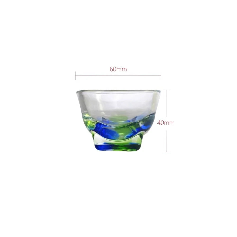 Chien Keng 101-200ml Nordic Borosilicate Glass Hand Blown Eco-Friendly Modern Coffee Cups Custom Color Individually Boxed OEM