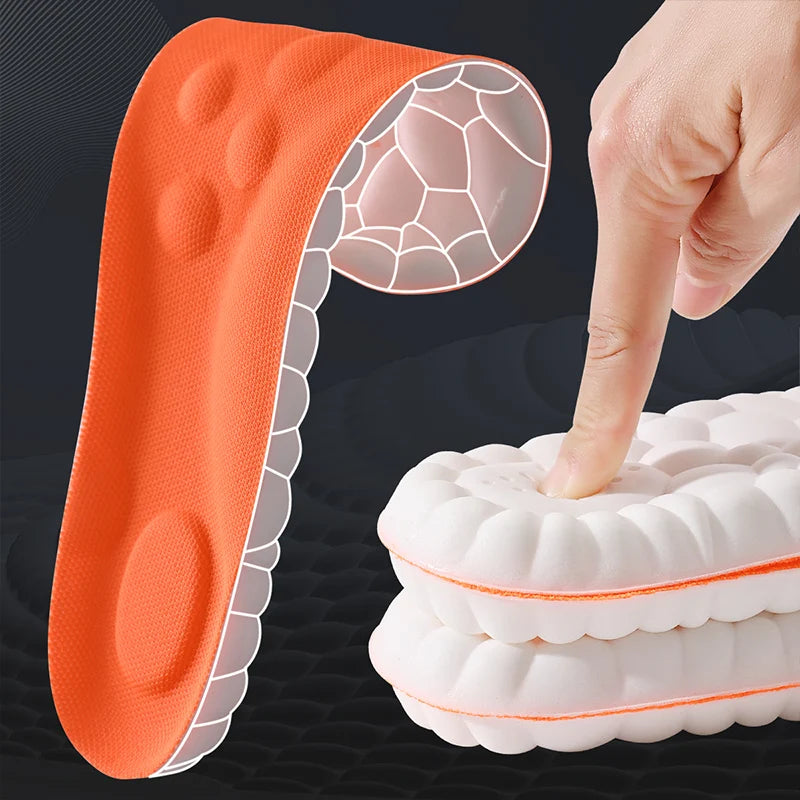 Plantillas deportivas de látex, almohadillas suaves de alta elasticidad para zapatos, plantilla ortopédica transpirable…