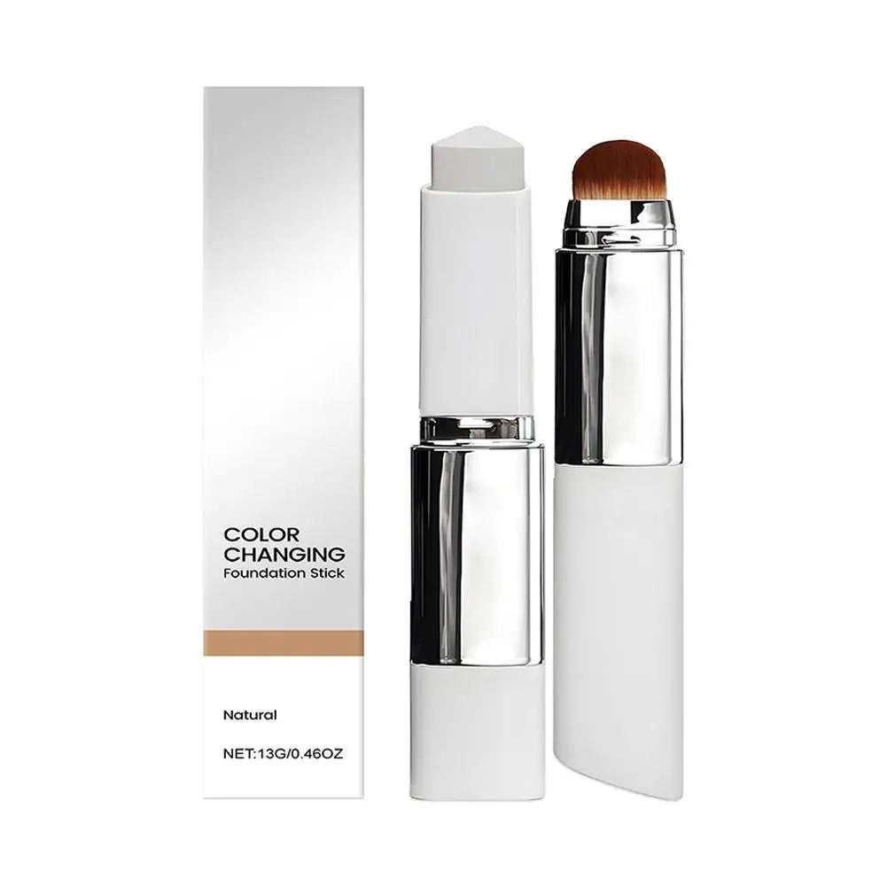 Base en barra 2 en 1 que cambia de Color, base iluminadora hidratante ligera líquida que cambia de Color para todo tipo…