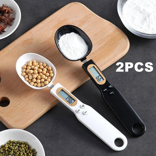 Mini báscula de cuchara báscula Digital de cocina báscula electrónica LCD para alimentos 0,1-500g cocina harina leche c…
