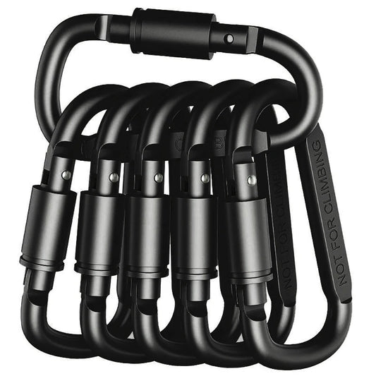 Juego de mosquetones para llaves, acampada, supervivencia, EDC, llavero para exteriores, Clip, mosquetón táctico de ale…