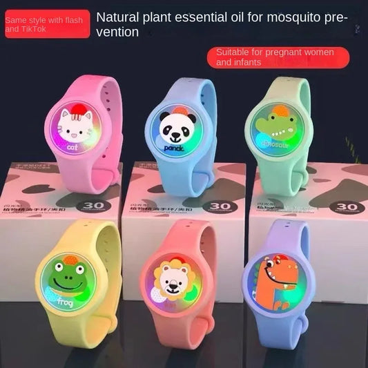 Pulsera repelente de mosquitos para niños de verano, pulsera de protección para deportes al aire libre, accesorios de c…