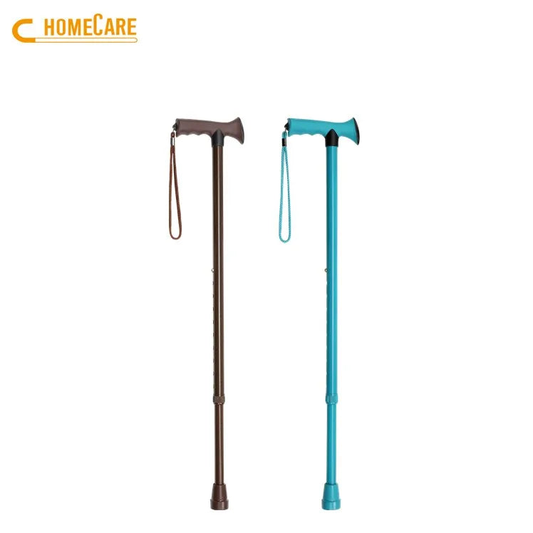 OEM Pearl Coated Height Adjustable T-Handle Aluminum Alloy Lightweight Walking Cane 250 Lbs Load Capacity CE Certified Rubber