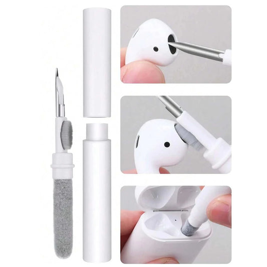 Pluma de limpieza de auriculares Airpods Pro, cepillo de limpieza portátil, Bluetooth, inalámbrico, herramienta de limp…