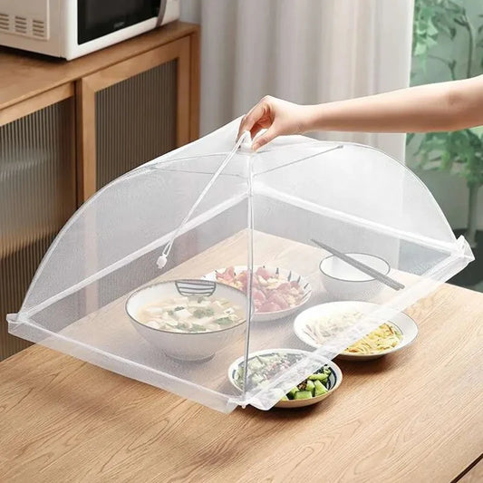 Cubierta para alimentos, malla plegable, lavable, moscas, mesas, cubierta protectora a prueba de insectos, cubiertas pa…