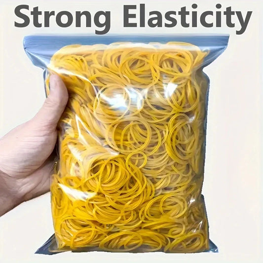 Banda de goma amarilla de alta elasticidad: juego de 100/300/666 piezas, con un diámetro de 38 milímetros, caucho natur…