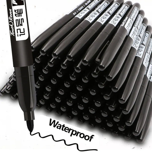 Rotulador permanente de Manga, marcadores de dibujo, negro, azul, rojo, tinta impermeable, bolígrafos para bocetos, pap…