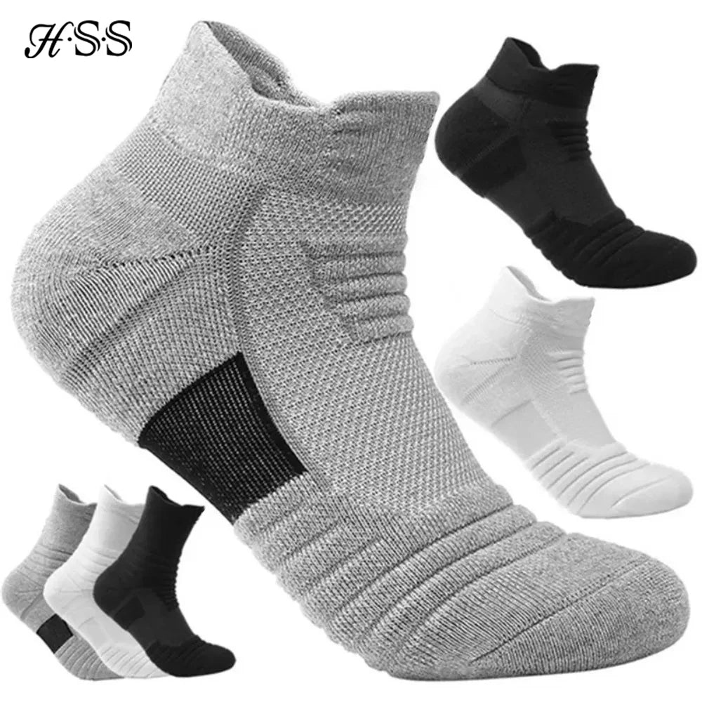 1/3 pares de calcetines de fútbol antideslizantes, calcetines de algodón para hombre, calcetines cortos de tubo largo p…