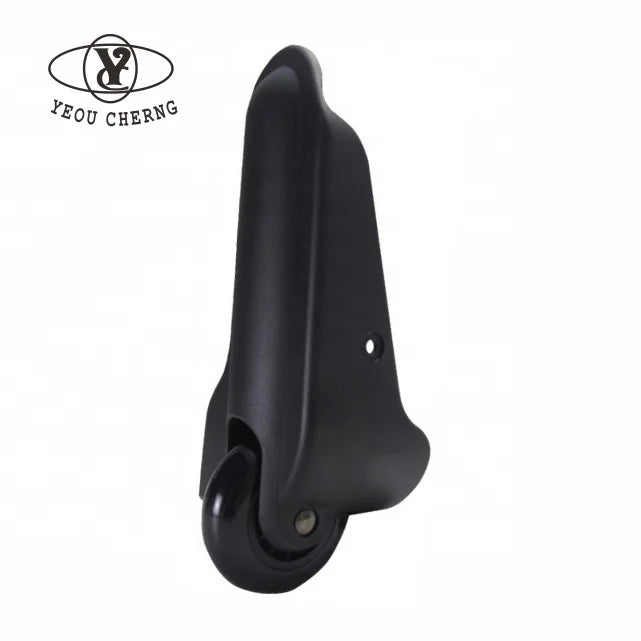 Travel Bags Luggage Caster Wheels Black Eco-friendly TW Plastic Clear Soft Triangle Corners 70mm Plastic Loop Ring Keeper 225mm