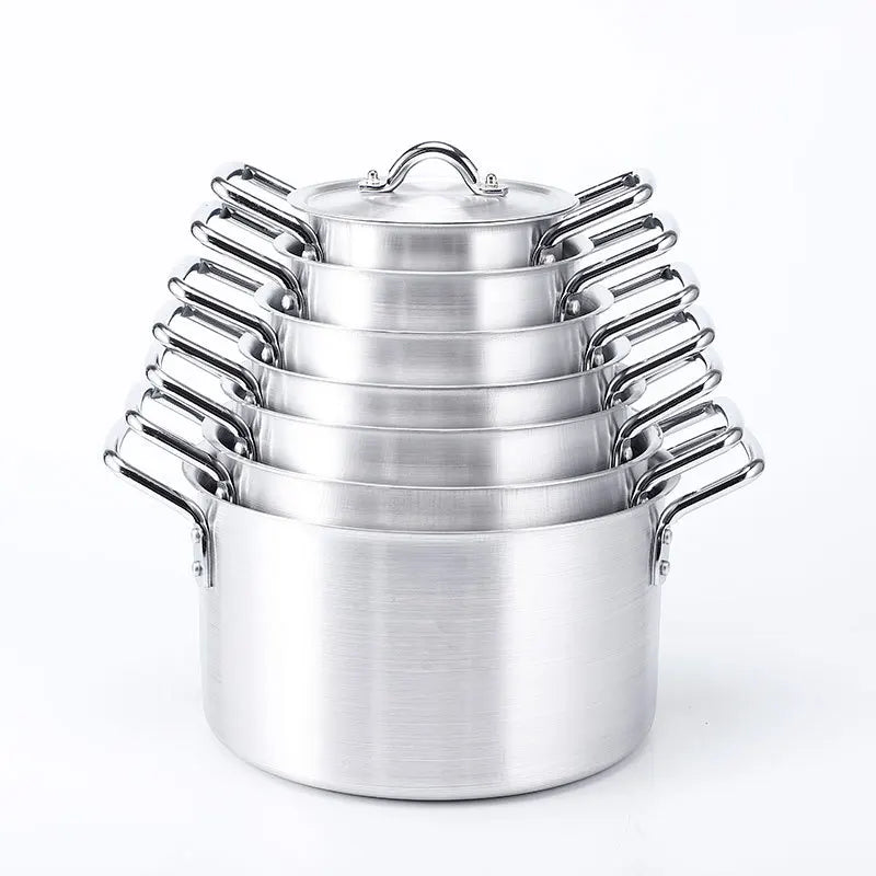 Turkey Home Production SS Kitchen Cheap Nonstick Custom Pot Pan Aluminum Cookware Sets