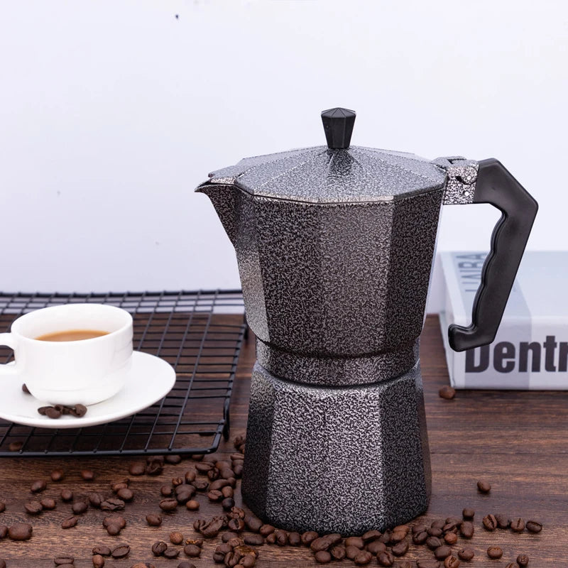 Old Fashion Aluminum Moka Espresso Camp Kitchen Sugar Tea Large Turkish Coffee Pots