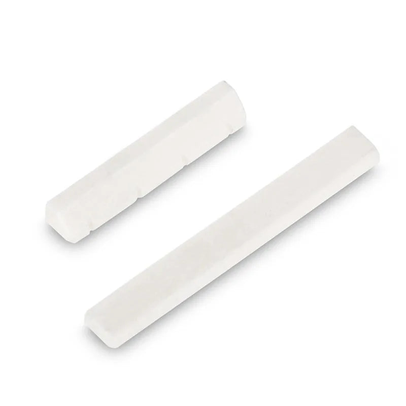Factory Direct Supply  Replacement Bone Bridge Saddle and Nut Set for Ukulele  Natural Buffalo Bone Oem Odm Wholesale