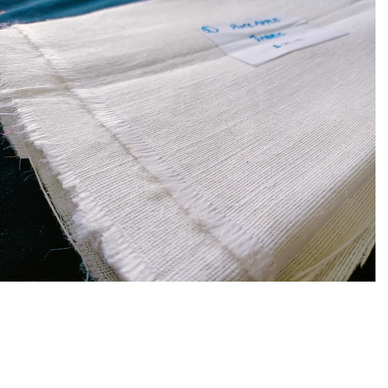 Natural Hand Made Pineapple Fabric Sustainable Organic Piña Textile Artisanal Eco Friendly Botanical Material For Luxury Apparel