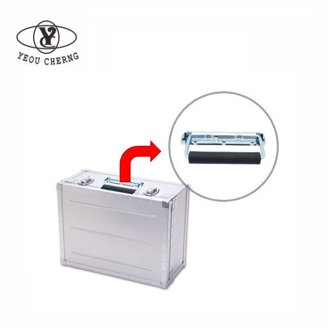 Professional Manufacture H403 Folding Aluminum Flight Box Handle Amp Rack Road Case Hardware