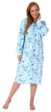 Camisón Mujer, Manga Larga con Botonadura, Estampado Floral, 105 cm, 72761