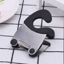 Clip de olla soporte de cuchara cocina acero inoxidable espátula utensilio gadget resto accesorios