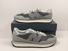 Zapatillas de running New Balance 237 para hombre talla 11,5 gris/gris/blanco M2373IT
