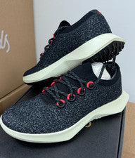 NUEVOS ZAPATOS ALLBIRDS WOOL DASHER 2 MIZZLE GRIS OSCURO ROJO NEGRO MUJER TALLA 9.5