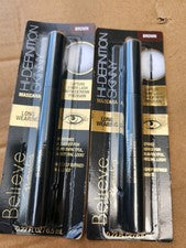 Lote De 2 Believe Beauty Hi Definition, Rímel Delgado Color Marrón