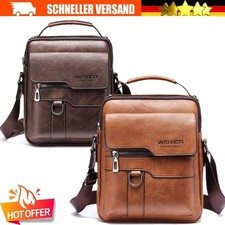 Bandolera pequeña de cuero auténtico bandolera mujer hombre 2 colores