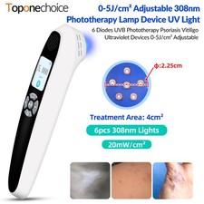 Dispositivo de mano de terapia de luz UVB de 308 nm para el cuidado de la piel y UV Light Home Use 6 diodos