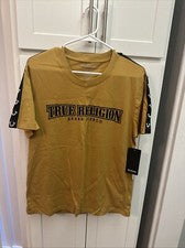 Camiseta de manga corta True Religion LC Arch Taping Lifestyle 700317 para hombre