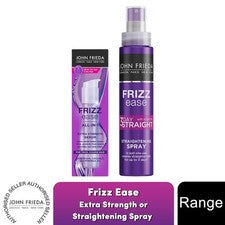 John Frieda Frizz Ease Gama de Cuidado del Cabello Spray Alisador de 3 Días y Suero Todo en 1
