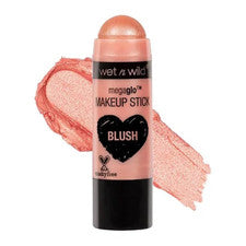 Rubor en barra de maquillaje Wet N Wild MegaGlo 801A Peach Bums NUEVO EE. UU. Vendedor