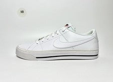 Nike Court Legacy Retro Next Nature Blanco Negro Cuero Entrenadores Varias Tallas