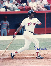Foto autografiada de béisbol de Sam Horn de 8x10