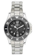 Adora Youngline Niños Reloj Analógico Acero Inox Negro Luneta Ø 34mm