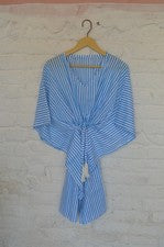 Vestido corto caftán estampado sanganeri 100 % algodón 100 % GRATIS DE TARIFAS✅ ¡0 % CARGA SK-39!!