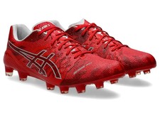 Botines de fútbol clásicos rojos blancos ASICS DS LIGHT ACROS 3 envío gratuito de JPN