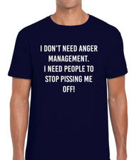 CAMISETA DE HOMBRE I DON'T NEED IRA MANAGEMENT DISEÑO DE CITA GROSERA DIVERTIDA MODA TOP