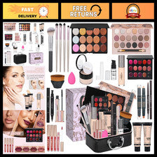 Kit de Maquillaje Multiusos para Mujer - Paleta de Sombras de Ojos, Corrector, Base, P
