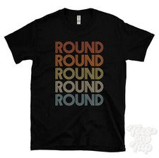 CAMISETA REDONDA REPETIDA ESTILO RETRO Hombre y Mujer Novedad Genial Nombre Regalo